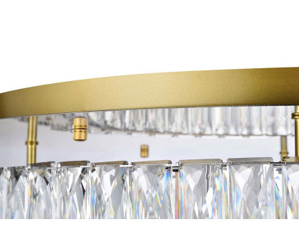 Elegant Monroe Led Flush Mount - Gold, L 26" (3503F26G)