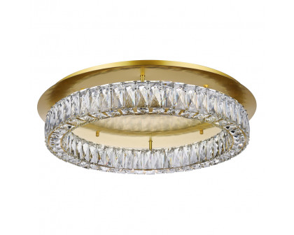 Elegant Monroe Led Flush Mount - Gold, L 26" (3503F26G)