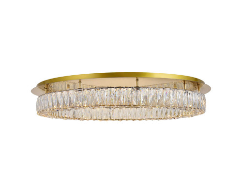 Elegant Monroe Led Flush Mount - Gold, L 33" (3503F33G)