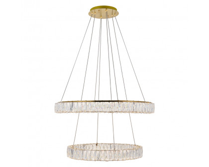 Elegant - Monroe 5 Tier Led Chandelier