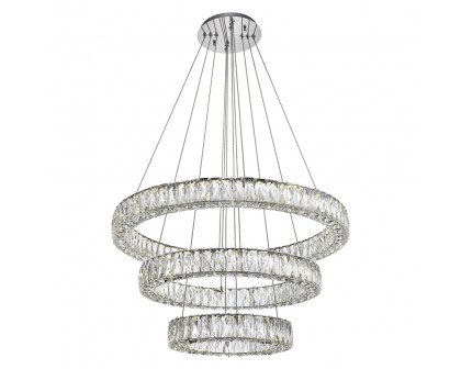 Elegant - Monroe 5 Tier Led Chandelier