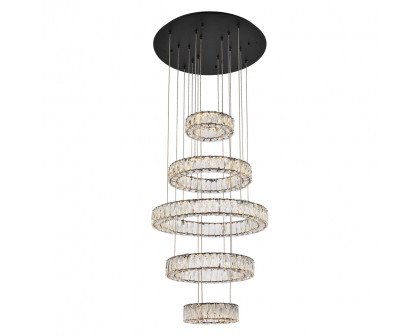 Elegant - Monroe 5 Tier Led Chandelier