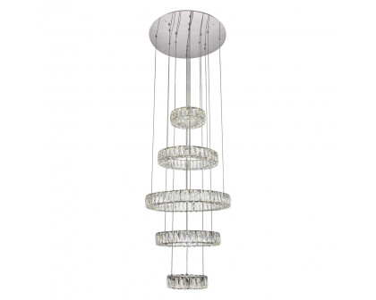 Elegant - Monroe 5 Tier Led Chandelier