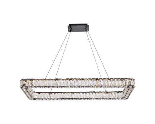 Elegant Pendant Light - Black, L 42" (3504D42L1BK)