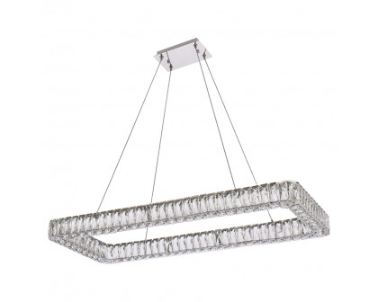 Elegant Pendant Light - Chrome, L 42" (3504D42L1C)