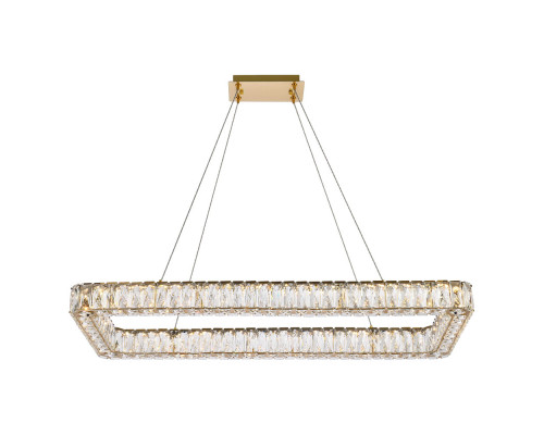 Elegant Pendant Light - Gold, L 42" (3504D42L1G)