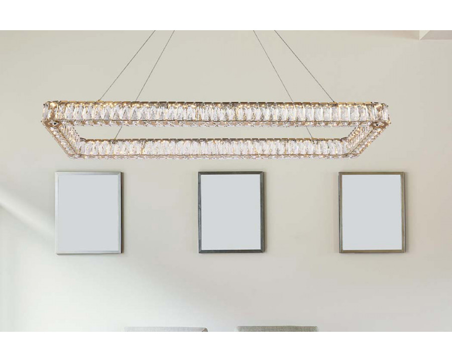 Elegant Pendant Light - Gold, L 50" (3504D50L1G)