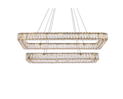 Elegant Pendant Light - Gold, L 42", 2 Lights (3504G42L2G)