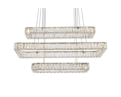 Elegant Pendant Light - Chrome, L 42", 3 Lights (3504G42L3C)