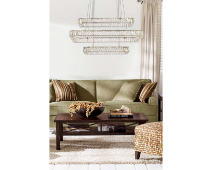 Elegant Pendant Light - Chrome, L 42", 3 Lights (3504G42L3C)