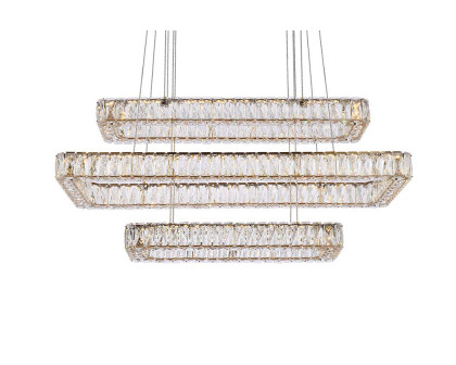 Elegant Pendant Light - Gold, L 42", 3 Lights (3504G42L3G)