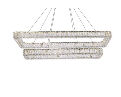 Elegant Pendant Light - Chrome, L 50", 2 Lights (3504G50L2C)