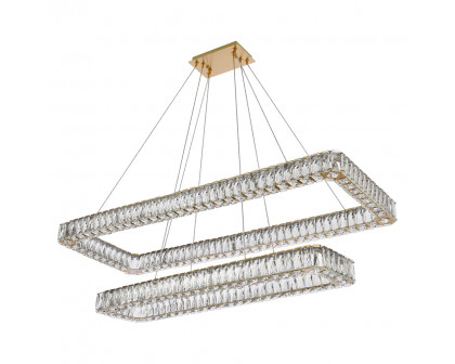 Elegant Pendant Light - Gold, L 50", 2 Lights (3504G50L2G)