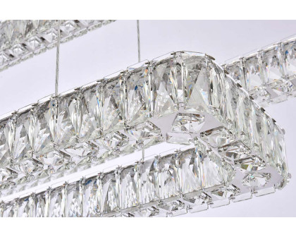 Elegant Pendant Light - Chrome, L 50", 3 Lights (3504G50L3C)