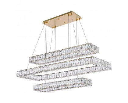 Elegant Pendant Light - Gold, L 50", 3 Lights (3504G50L3G)