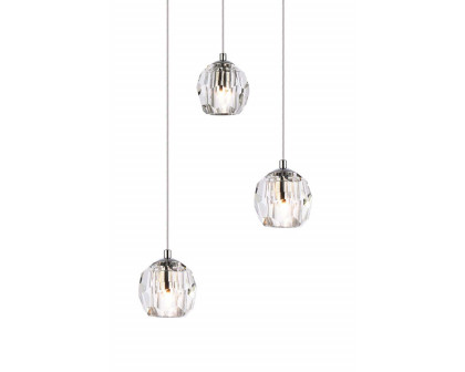 Elegant Eren 1 Light Pendant - Chrome, L 12" (3505D12C)