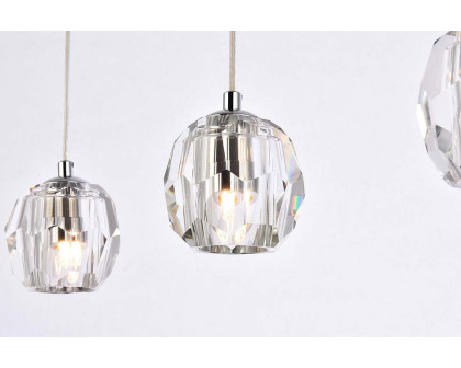 Elegant Eren 1 Light Pendant - Chrome, L 12" (3505D12C)