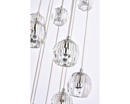 Elegant Eren 1 Light Pendant - Chrome, L 20" (3505D20C)