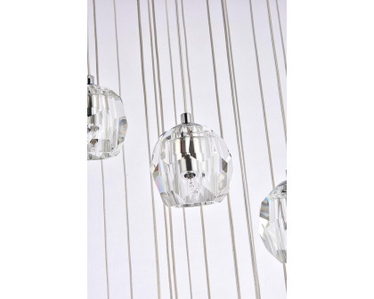 Elegant Eren 1 Light Pendant - Chrome, L 20" (3505D20C)