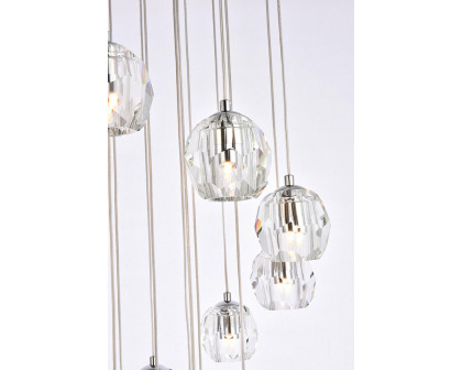 Elegant Eren 1 Light Pendant - Chrome, L 20" (3505D20C)