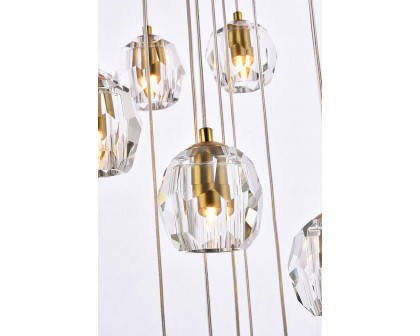 Elegant Eren 1 Light Pendant - Gold, L 20" (3505D20G)