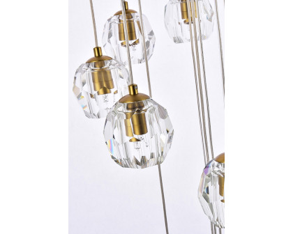 Elegant Eren 1 Light Pendant - Gold, L 20" (3505D20G)