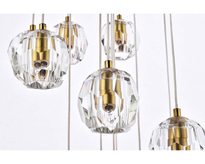 Elegant Eren 1 Light Pendant - Gold, L 20" (3505D20G)