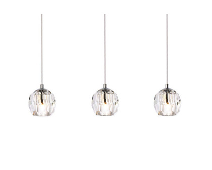 Elegant Eren 1 Light Pendant - Chrome, L 28" (3505D28C)