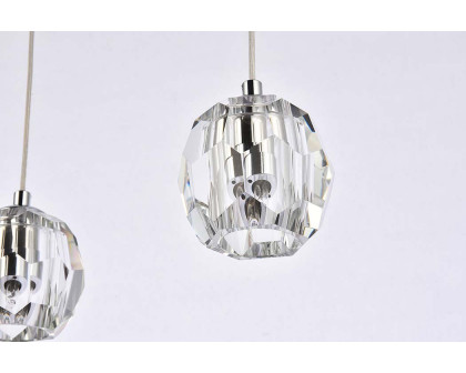 Elegant Eren 1 Light Pendant - Chrome, L 28" (3505D28C)