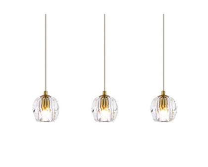 Elegant Eren 1 Light Pendant - Gold, L 28" (3505D28G)