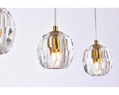 Elegant Eren 1 Light Pendant - Gold, L 28" (3505D28G)