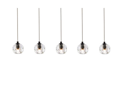 Elegant Eren 1 Light Pendant - Black, L 32" (3505D32BK)