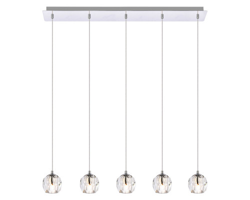 Elegant Eren 1 Light Pendant - Chrome, L 32" (3505D32C)