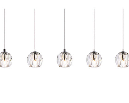 Elegant Eren 1 Light Pendant - Chrome, L 32" (3505D32C)