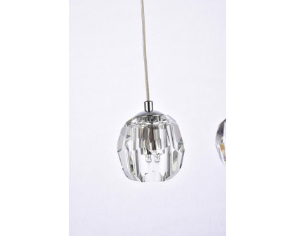 Elegant Eren 1 Light Pendant - Chrome, L 32" (3505D32C)