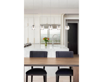 Elegant Eren 1 Light Pendant - Chrome, L 32" (3505D32C)