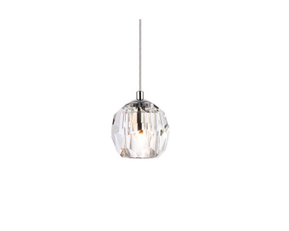 Elegant Eren 1 Light Pendant - Chrome, L 5.5" (3505D6C)