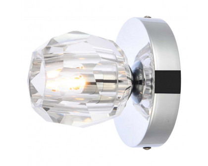 Elegant Eren 1 Light Flush Mount - Chrome (3505F5C)