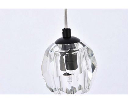 Elegant Eren 24 Lights Pendant - Black, L 11" (3505G11BK)