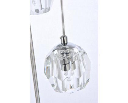 Elegant Eren 24 Lights Pendant - Chrome, L 11" (3505G11C)