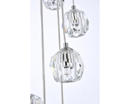 Elegant Eren 24 Lights Pendant - Chrome, L 11" (3505G11C)