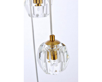 Elegant Eren 24 Lights Pendant - Gold, L 11" (3505G11G)