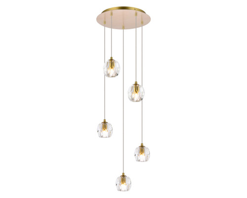 Elegant Eren 24 Lights Pendant - Gold, L 12" (3505G12G)