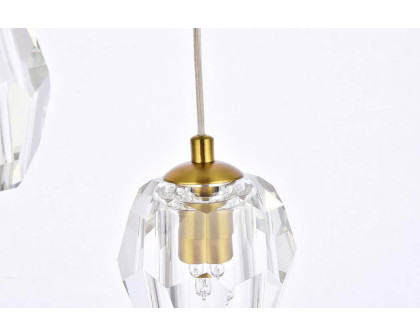 Elegant Eren 24 Lights Pendant - Gold, L 12" (3505G12G)