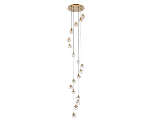 Elegant Eren 24 Lights Pendant - Gold, L 15" (3505G15G)