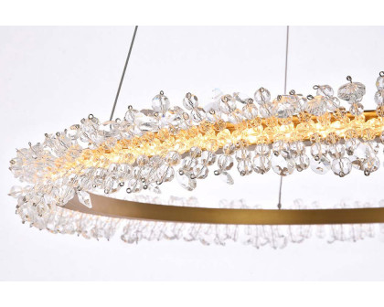 Elegant Laurel Led Pendant - Gold, L 26" (3506D26G)