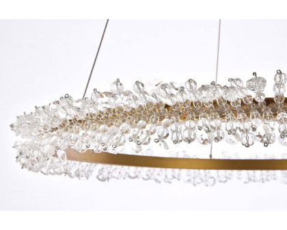 Elegant Laurel Led Pendant - Gold, L 26" (3506D26G)