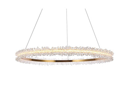 Elegant Laurel Led Pendant - Gold, L 34" (3506D34G)