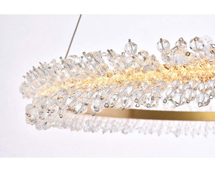 Elegant Laurel Led Pendant - Gold, L 34" (3506D34G)