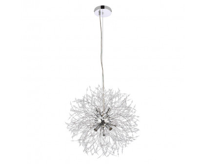 Elegant Pendant Light - Chrome, L 18" (3507D18C)